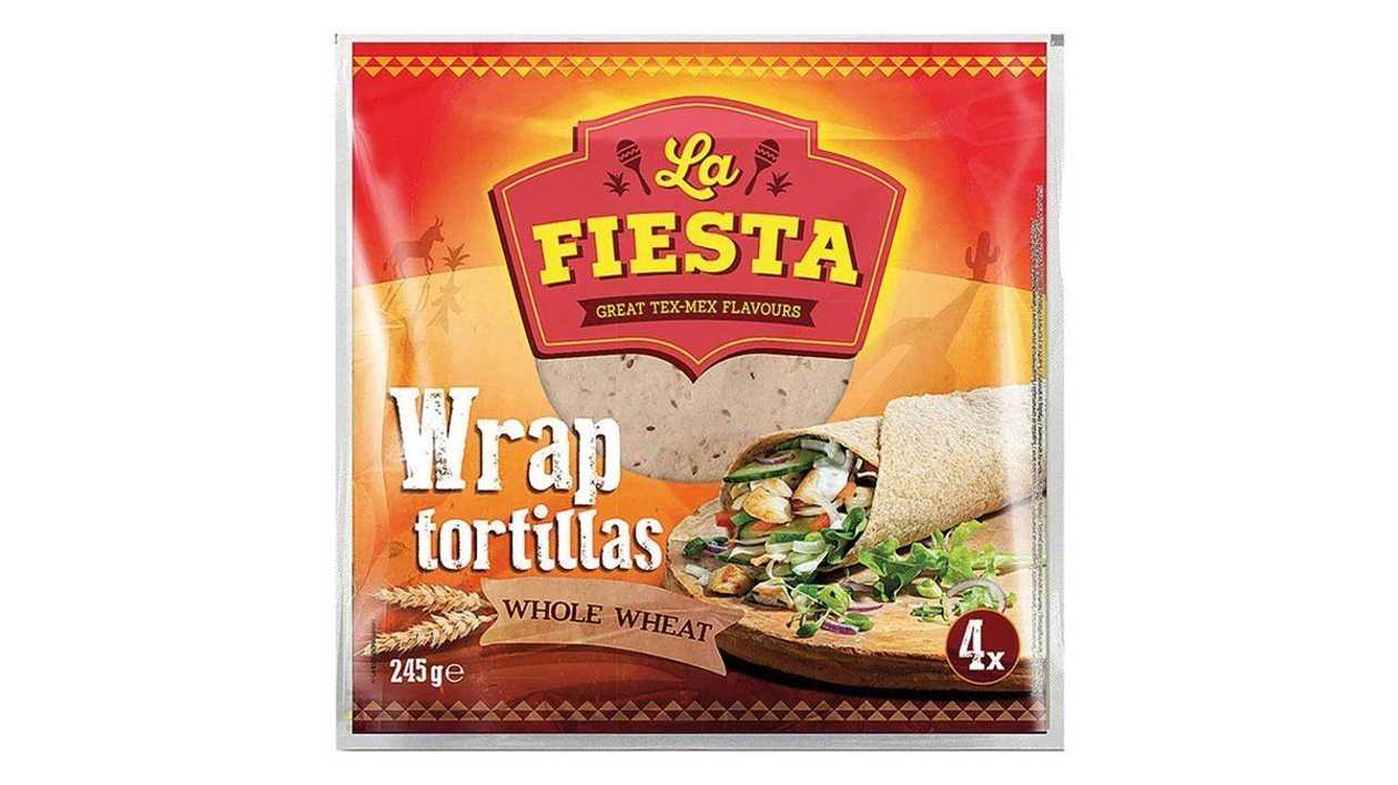 La Fiesta Wrap Whole Wheat Tortillas, 245g