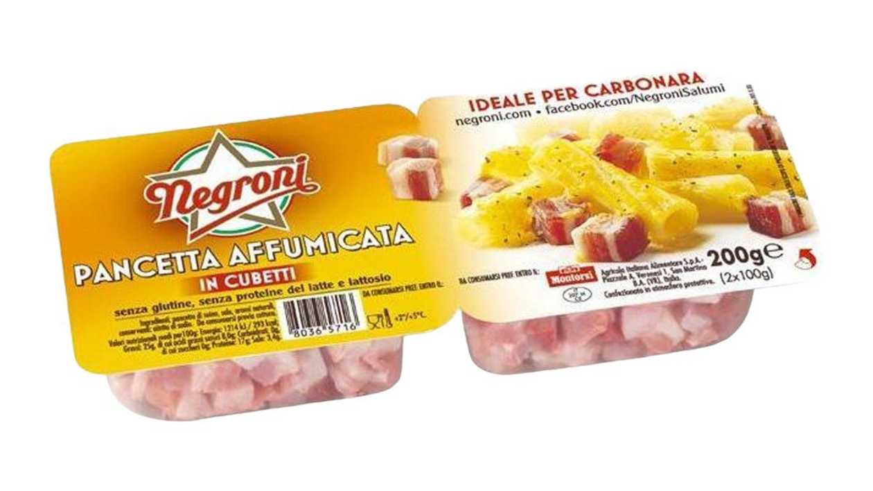 Negroni Pancetta Affumicata, 70g X 2