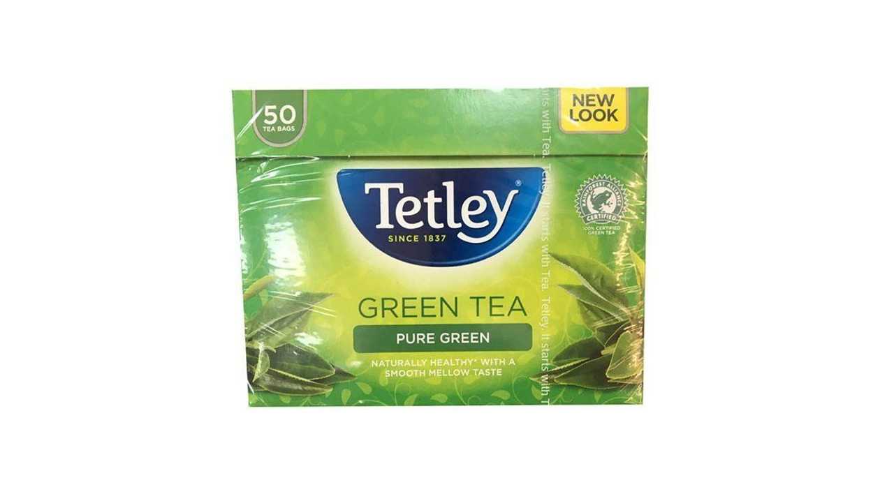 Tetley Green Tea Bags Snap Pack, X 50