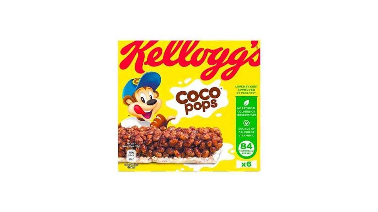 Kellogg's Coco Pops Cereal Bars, 25g X 6