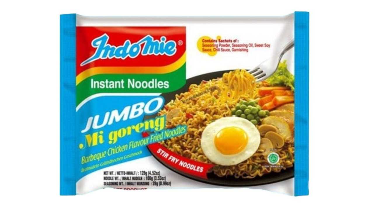 Indomie Jumbo BBQ Chicken Noodles, 128g