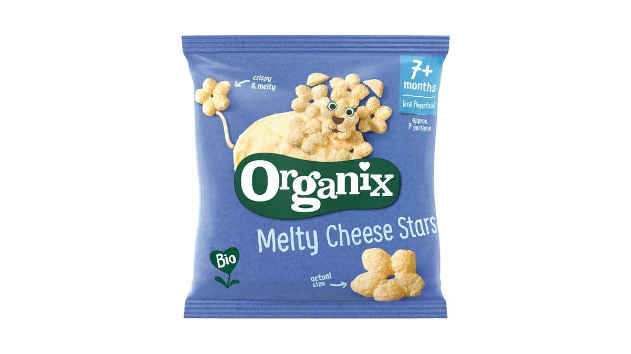 Organix Melty Cheese Stars, 20g