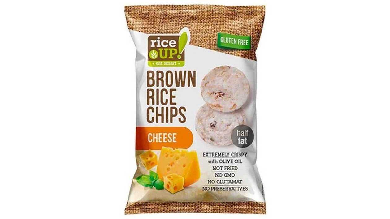 Rice Up Brown Rice Chips Cheese Flavour, 60g