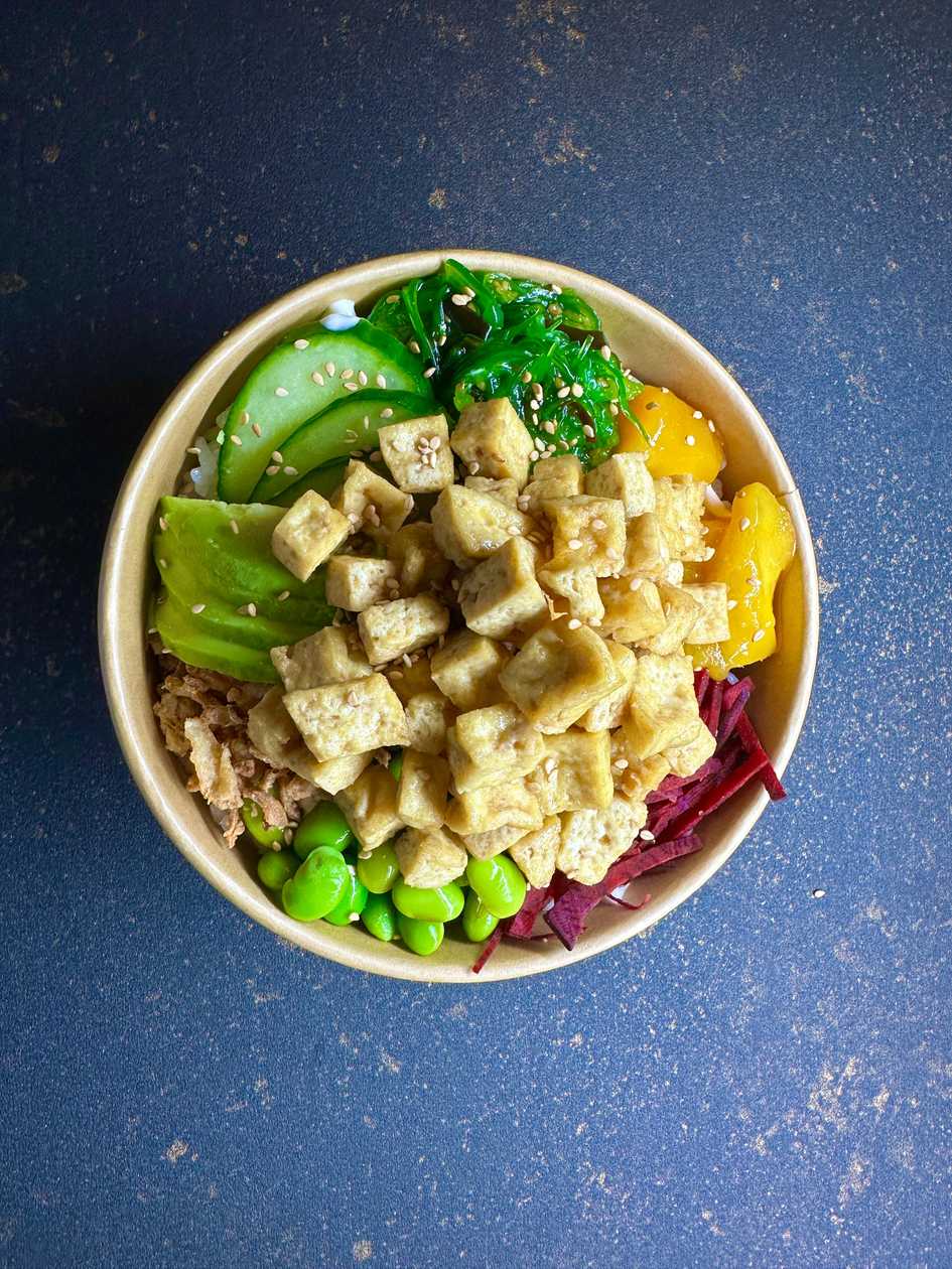Fried Tofu Poke