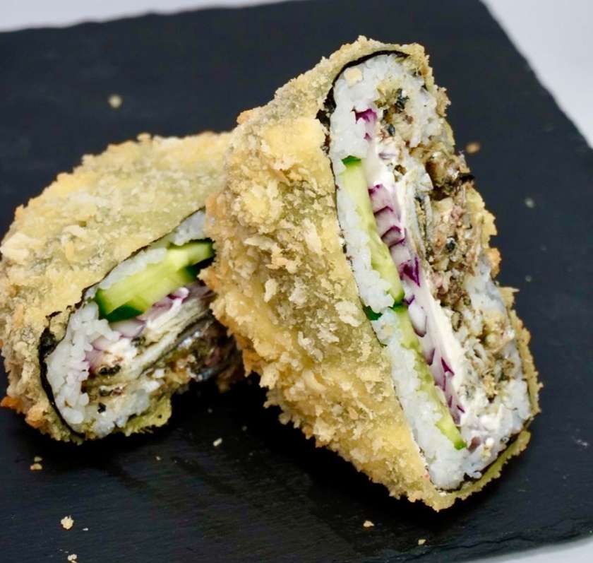 Sushi-burger z aterynka
