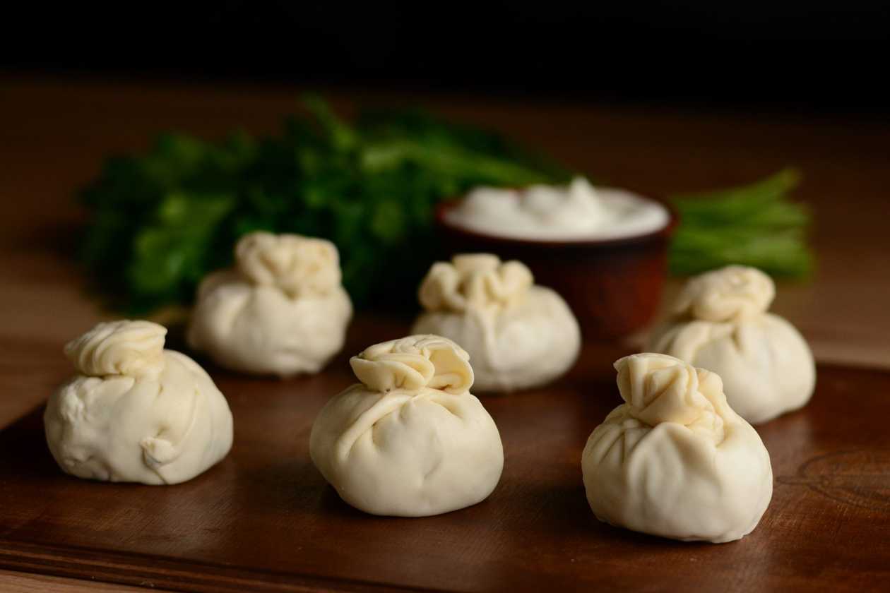 ❄️Real khinkali with beef (without pork) 8 pcs.