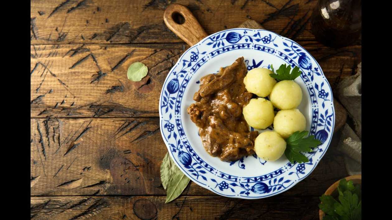 Pasticada with homemade gnocchi