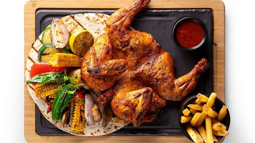 Mexican chicken tabaka