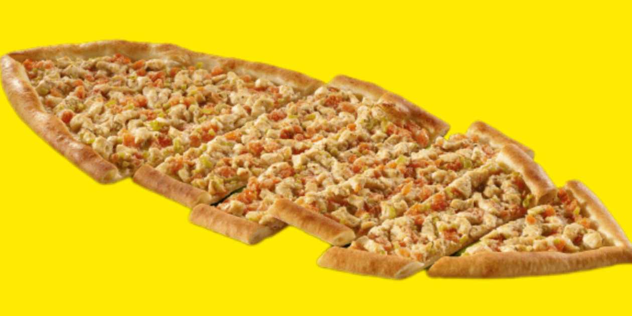 Tavuklu pendirli pide ( 35 cm.)