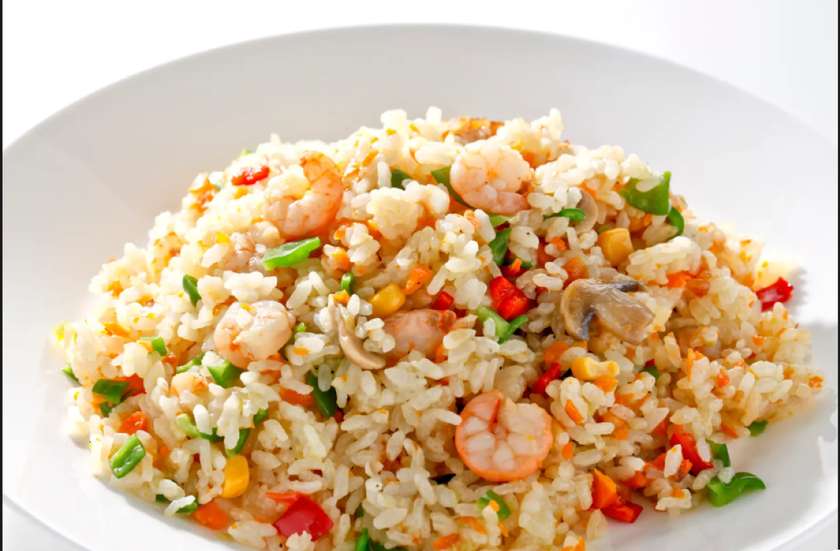 Orez cu Legume, Ou si Sos de Soia