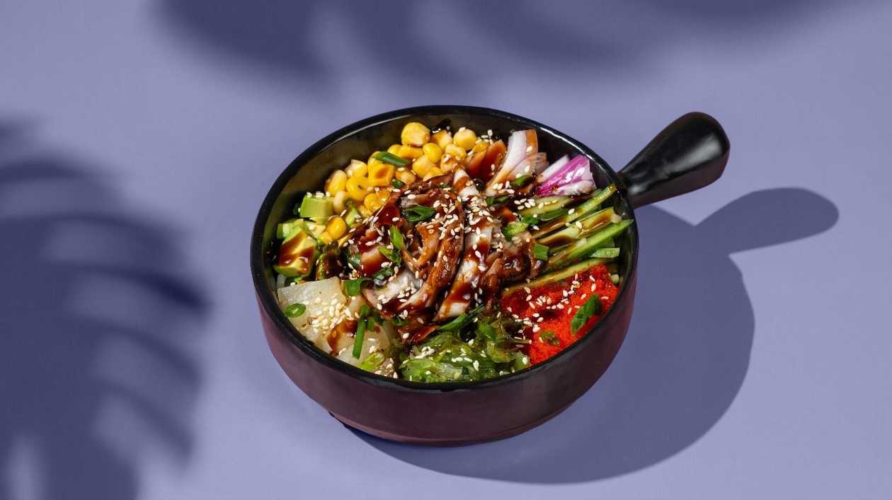 Poke with a unagi