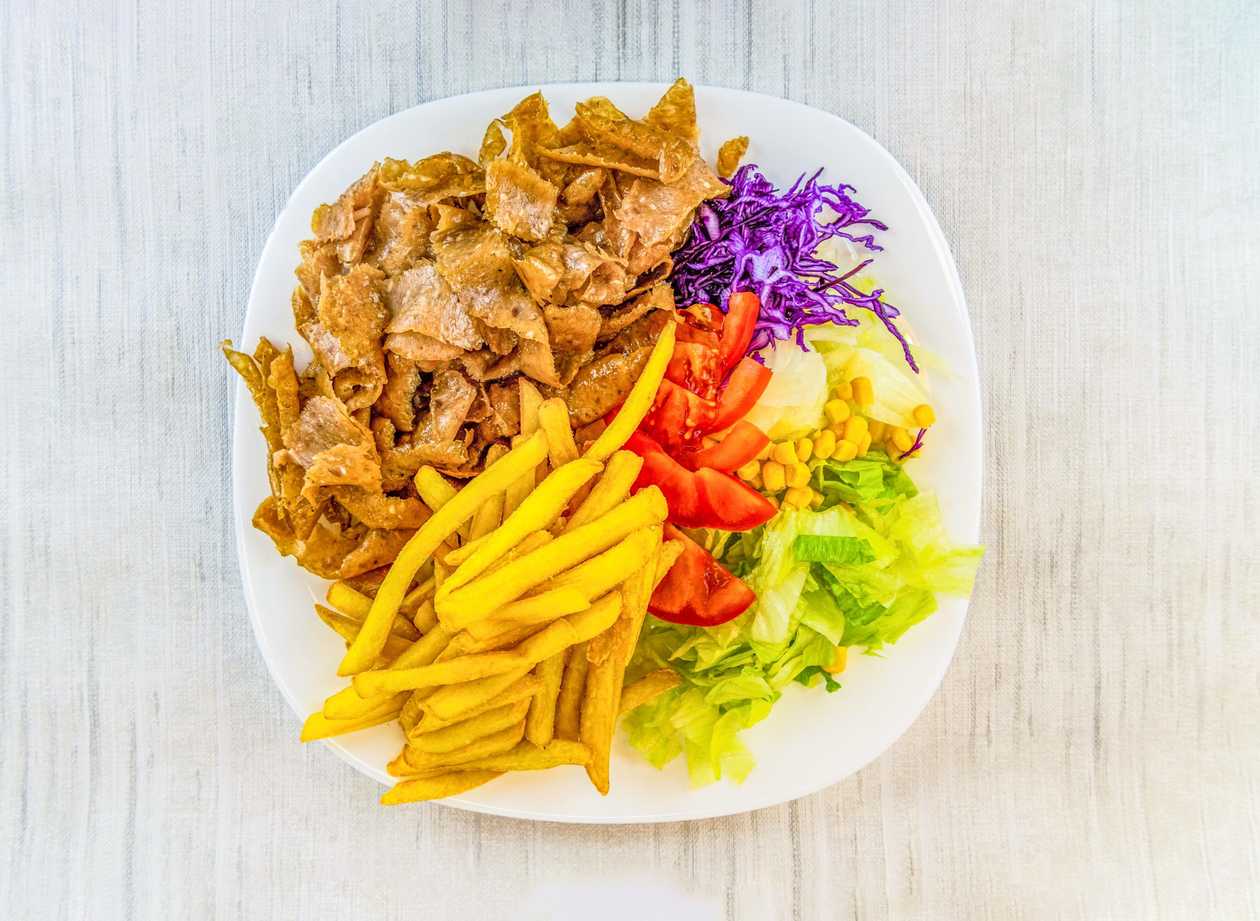 Kebab na talíř special