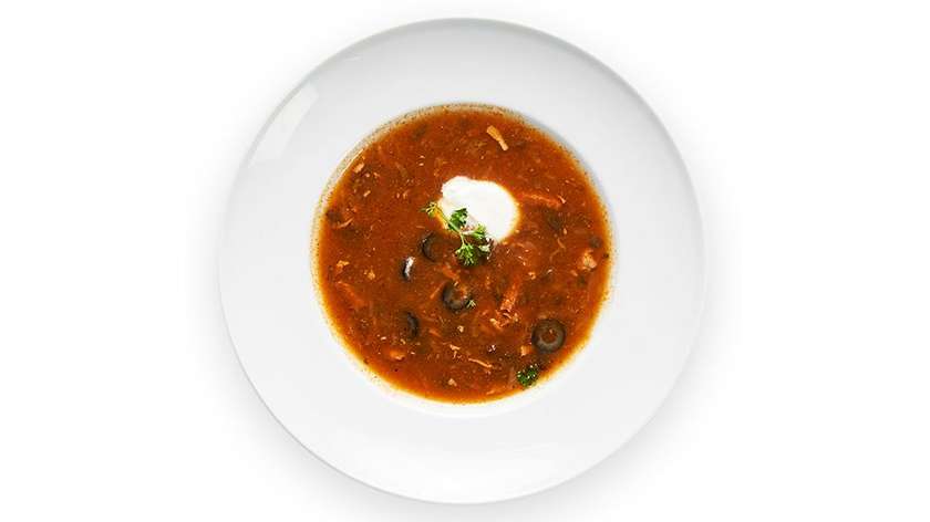 Hot hotchpotch soup
