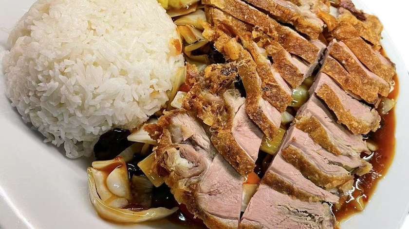 M10 Duck with Bamboo Shoots and Mushrooms