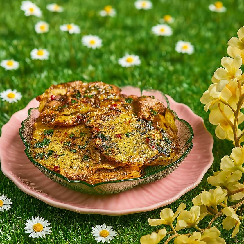 Zaatar Smashed Potatoes
