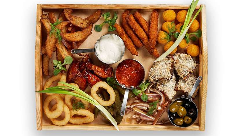 A huge Lithuanian set of snacks ( for 3-4 persons )