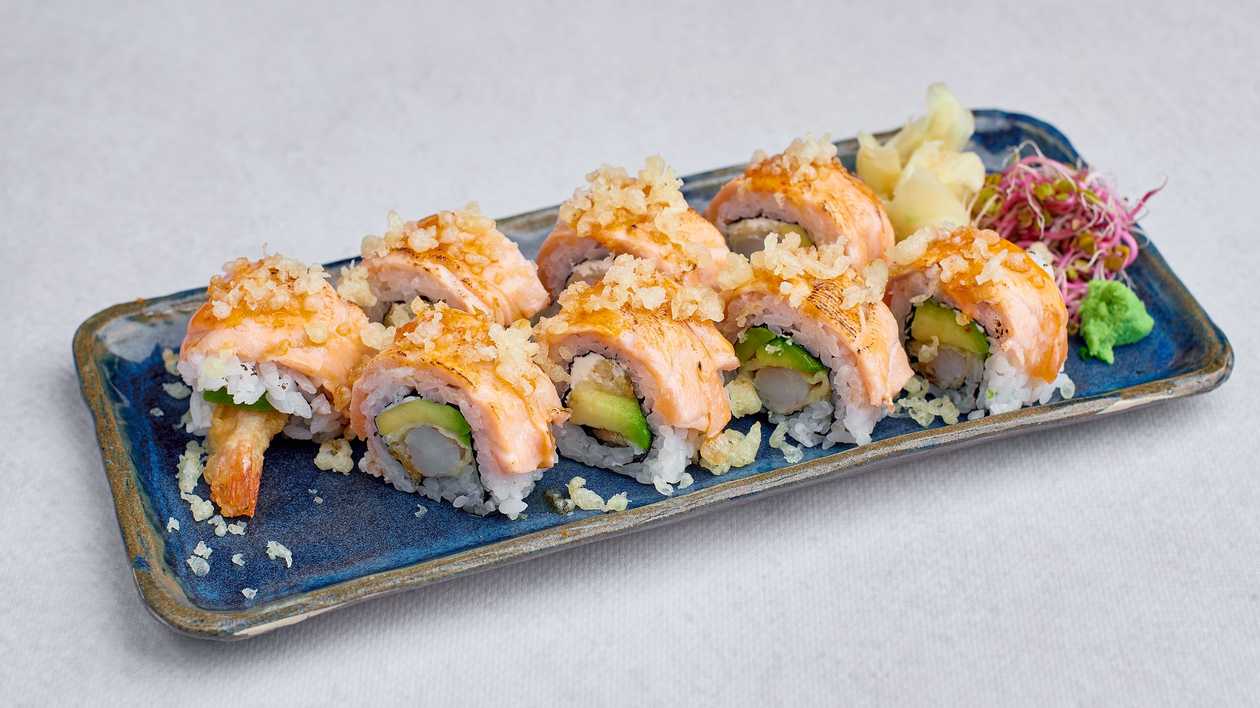 Kaburamaki salmon-shrimp
