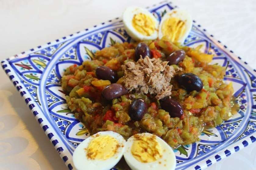 Grilled mechouia salad
