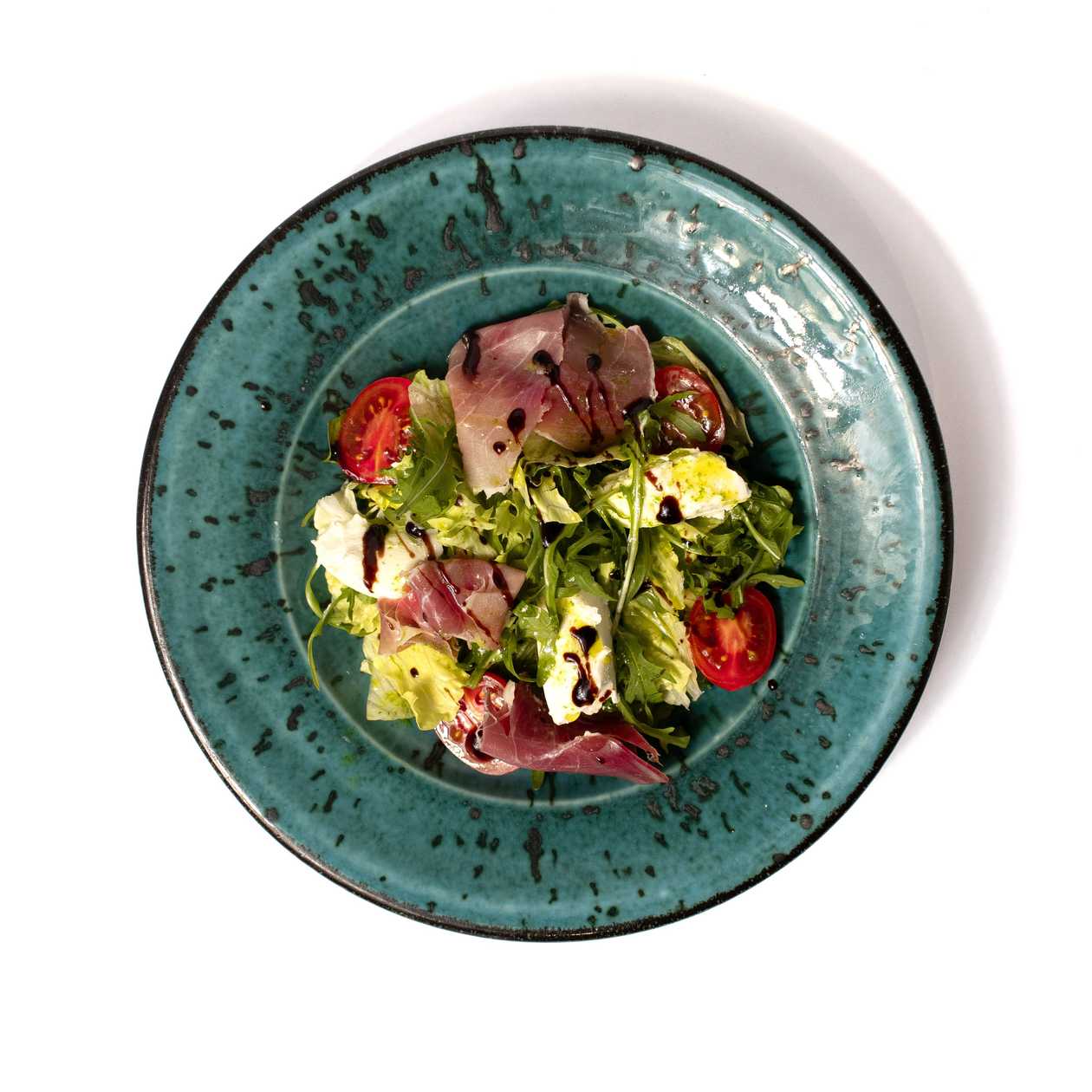 Salad with Prosciutto and Cream Cheese