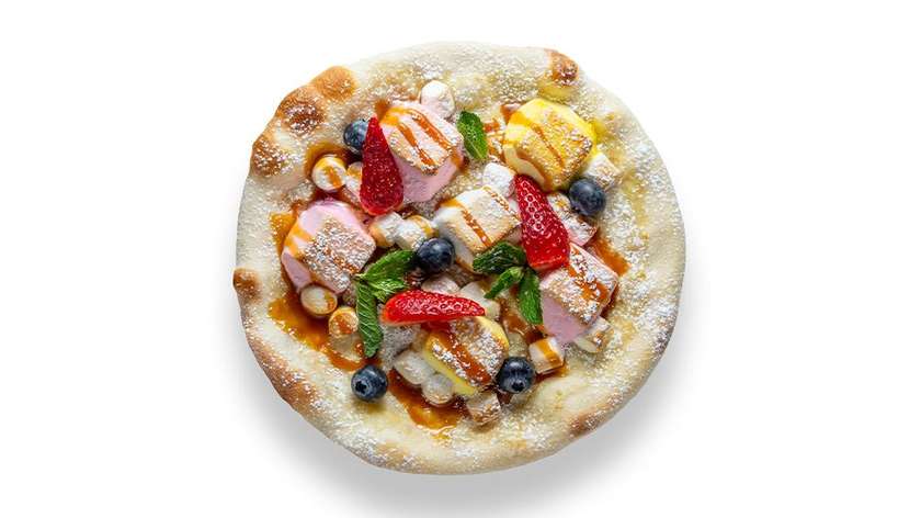 Sweet pizza Marshmallow