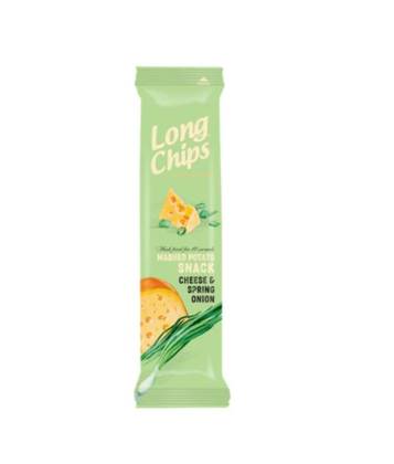 Long chips with cheese