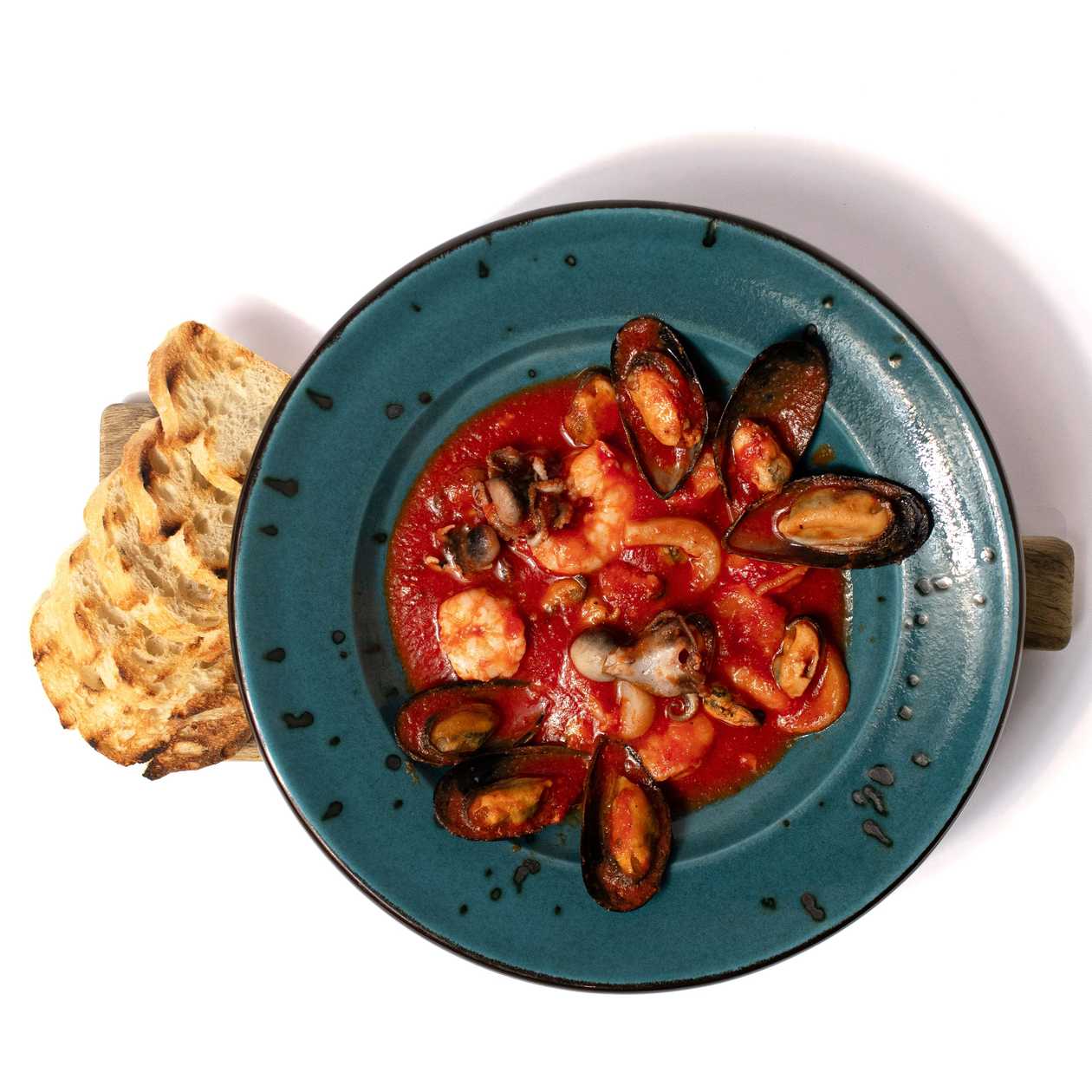 Seafood Sauté in Tomato Sauce