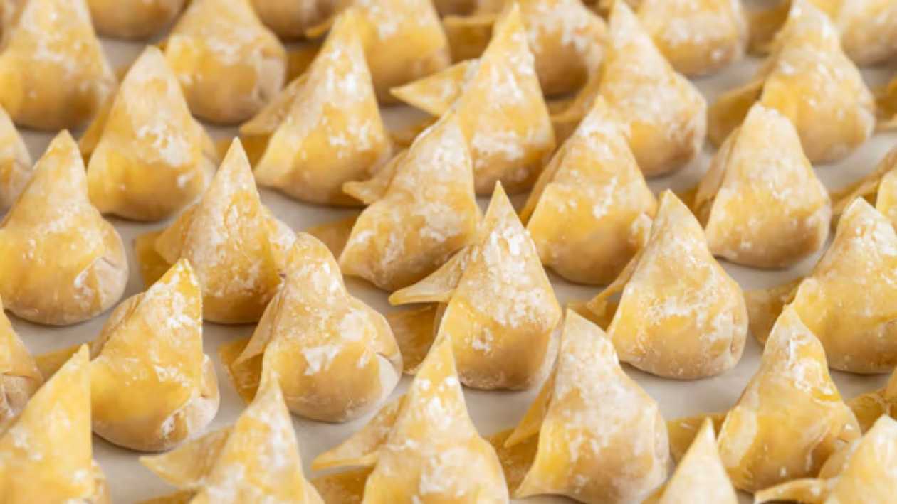 Sasaldētie Garneļu & Vistas Wonton 6 gab