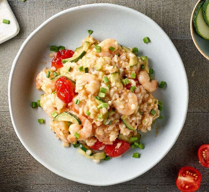 Seafood risotto