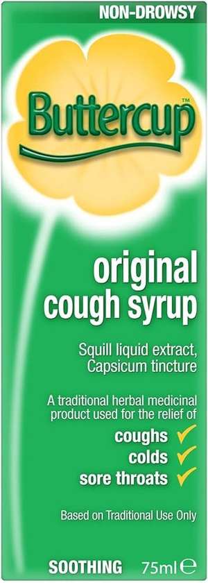 Buttercup Original Cough Syrup 75ml