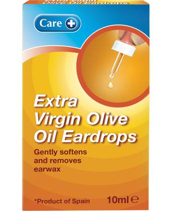 Care + Extra Virgin Olive Oil Eardrops 10ml