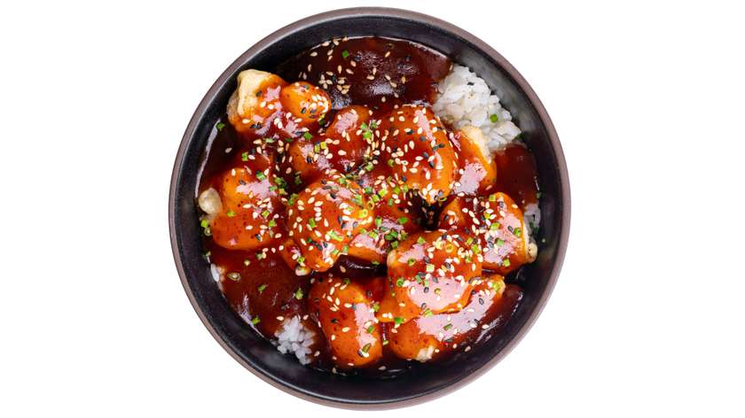 CHICKEN SWEET CHILLI WITH RICE