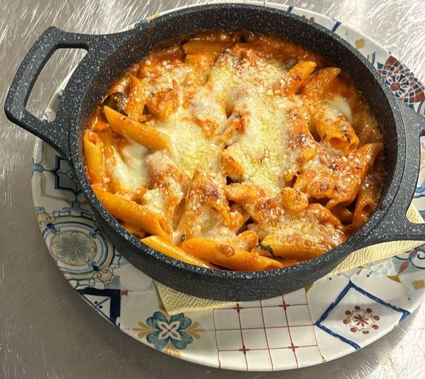 Penne with Chicken and Baked Cooked Ham