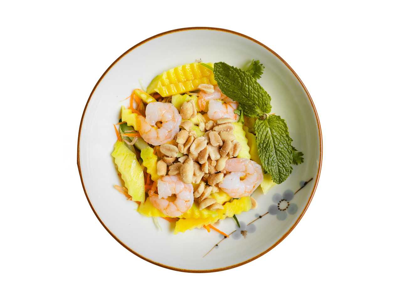 14. Mangový Salát s Krevety