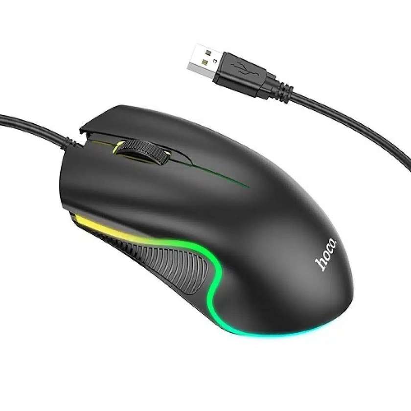 Hoco GM19 Led Flashing Gaming Wired Mouse