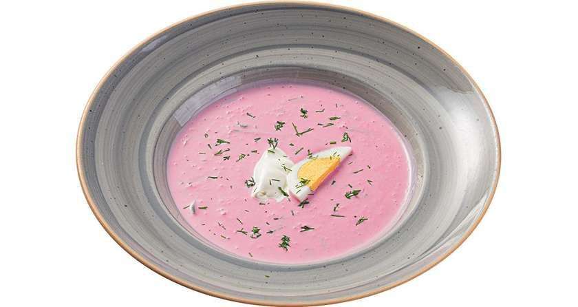 Cold beetroot soup