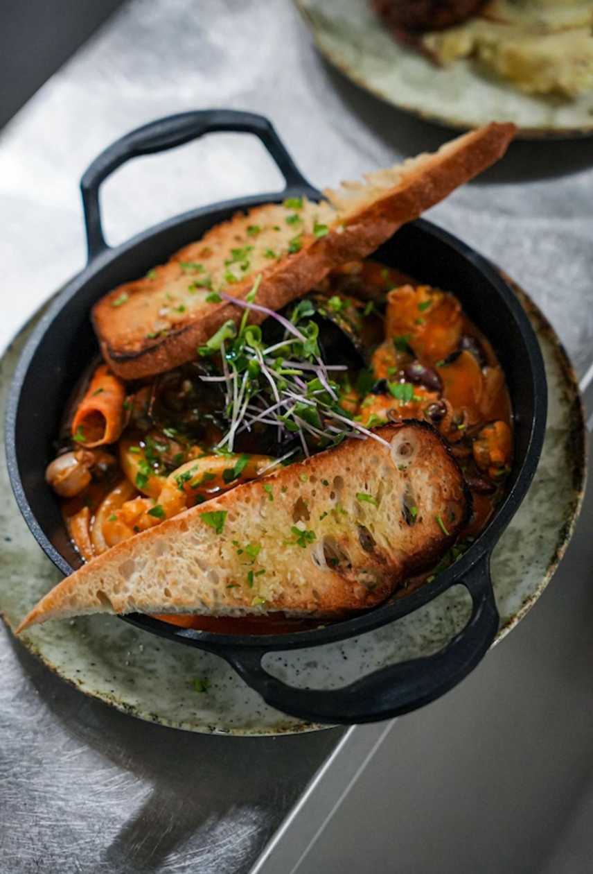 Livornese Cacciucco (Fish Stew)