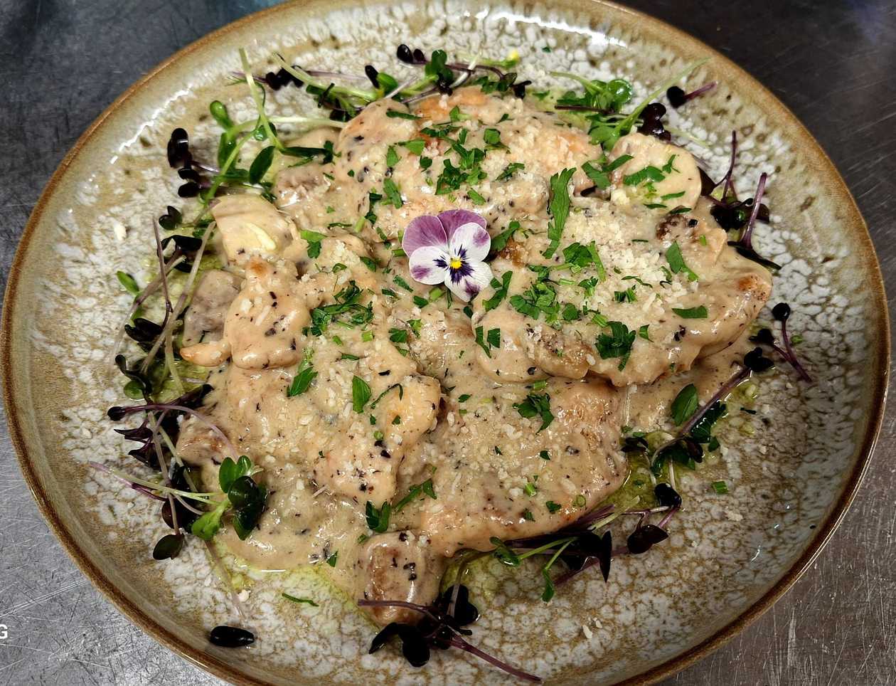 Scaloppine with Truffle Sauce