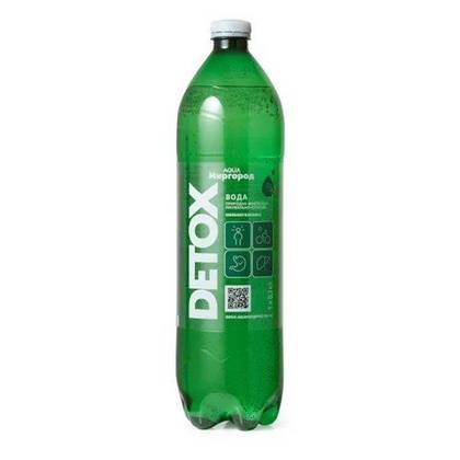 Вода мінеральна Аква Миргород Детокс с/г 1,0л