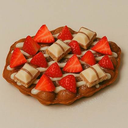 Bubble Waffle Benguela - Kinder Bueno, Morando e Leite Condensado