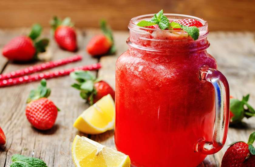 Limonada capsuni