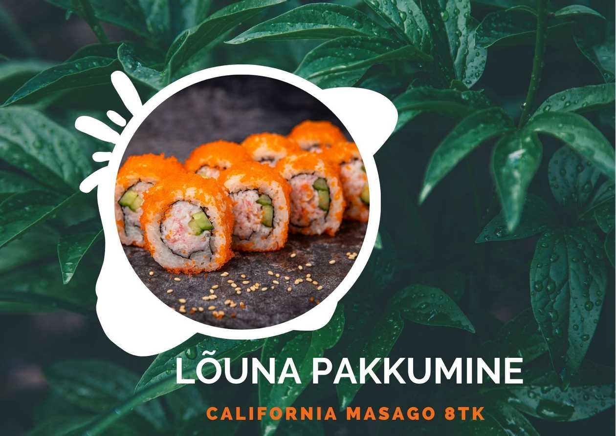 California Masago 8tk Lõunapakkumine