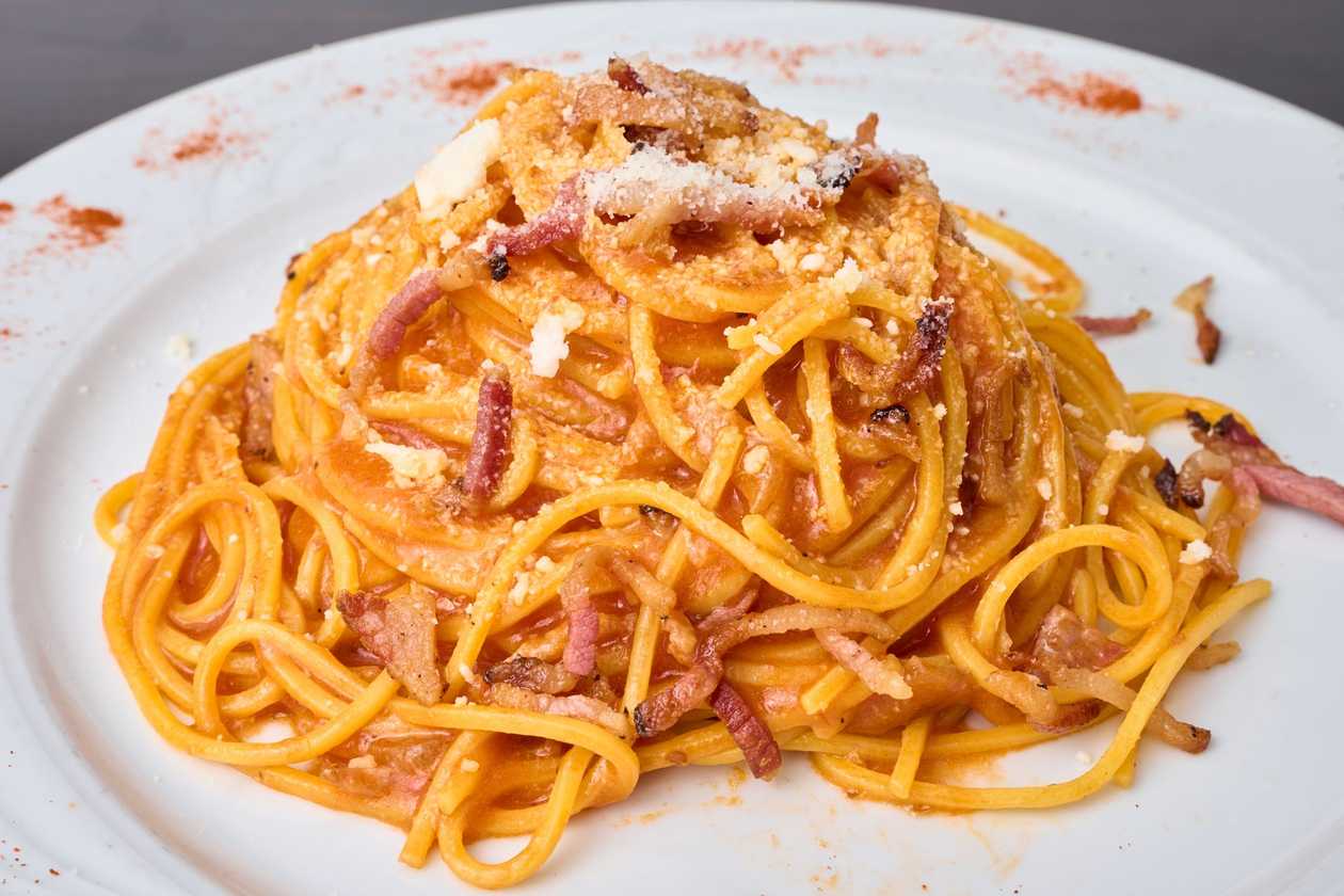 Spaghetti Italia Amatriciana