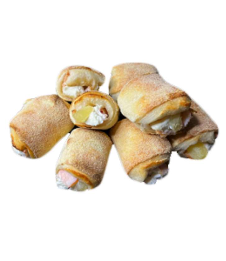 Роллс з копченою куркою та ананасом (275г)