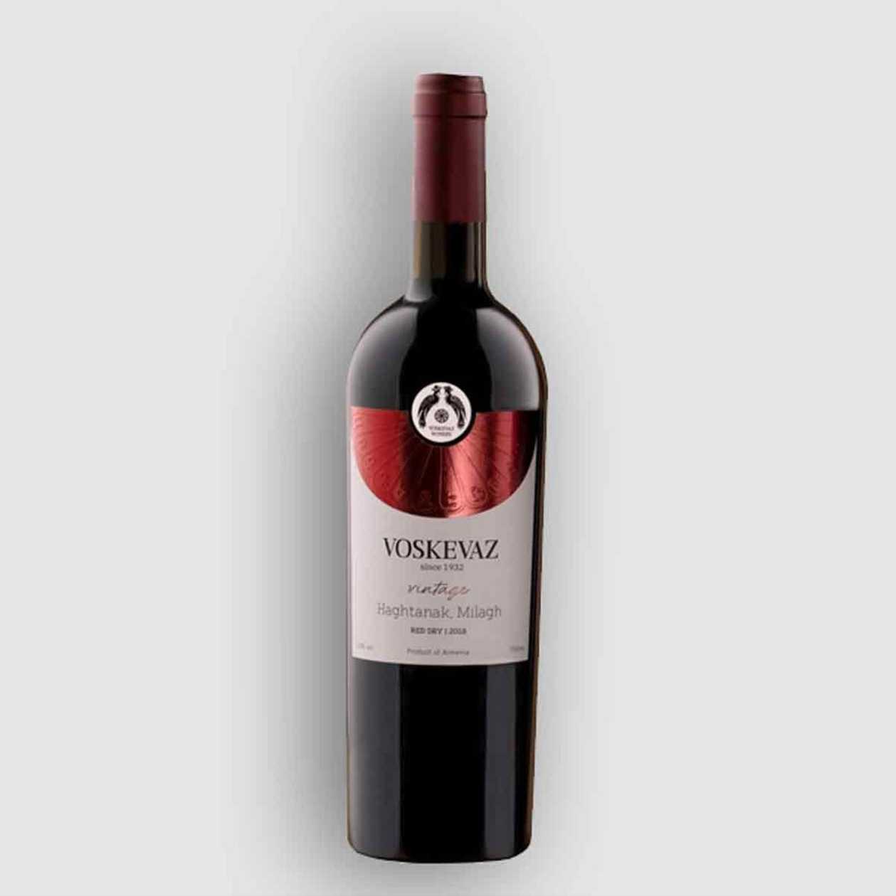 Voskevaz - vintage Haghtanak, Milagh, 0,75l