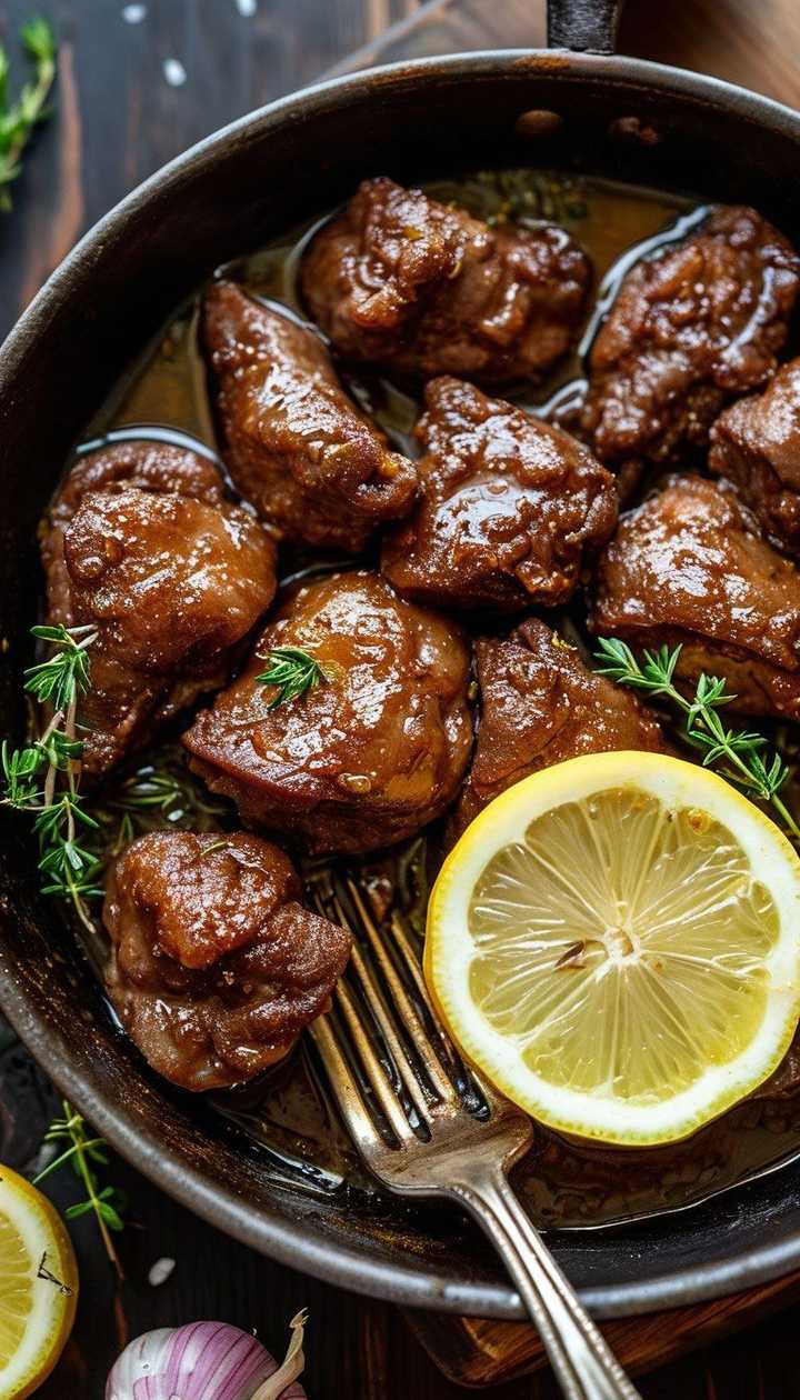 Печінка куряча з цибулею
