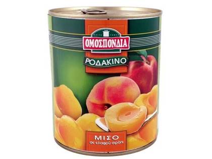 OMOSPONDIA PEACH HALVES 820G
