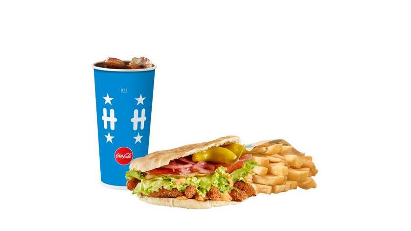 Large Soya-kebab meal