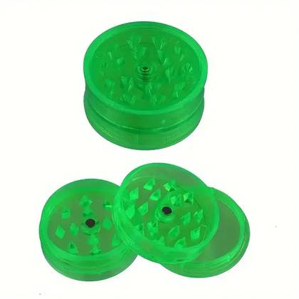 Plastic 3-Part Grinder 40mm x 20mm PB198642 Green
