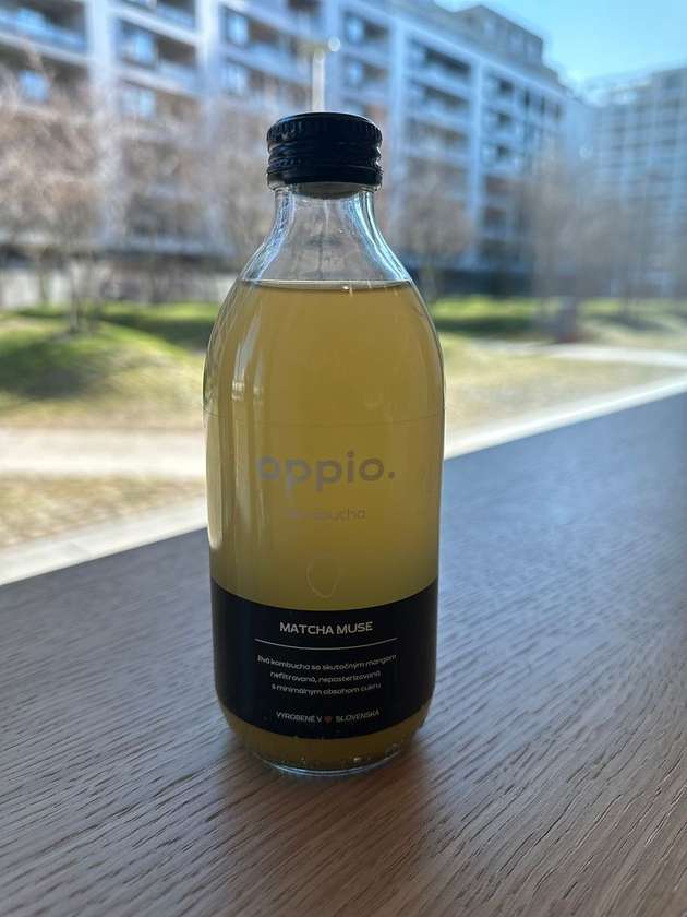 Kombucha s prichuťou manga a matche 0,33L