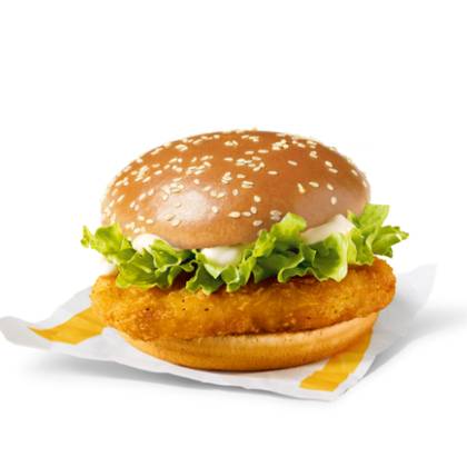 MCCHICKEN  BURGER CARNE PUI, SALATA, SOS MCCHICKEN